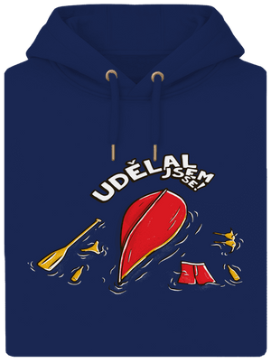 Udělal jsem se unisex mikina premium Navy