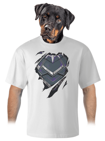Panther inside unisex tričko oversized White