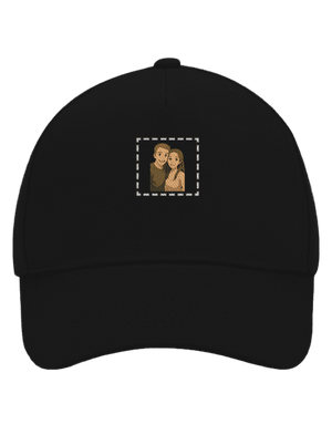 Ghibli efekt z vlastní fotky kšiltovka baseballka Black