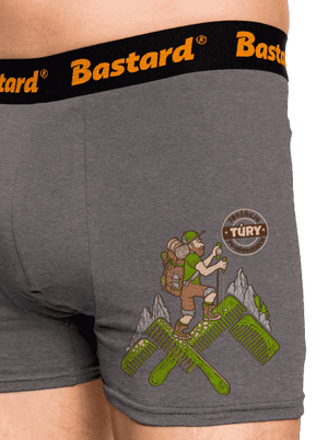 Turista boxerky Gray Melange