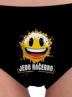 Jedu načerno dámské kalhotky Black