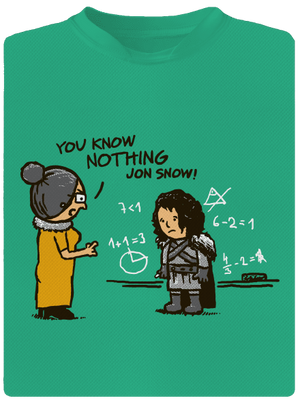 You Know Nothing pánské sportovní tričko Mint Mal