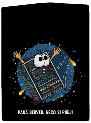 Padá server dámská mikina na zip Black