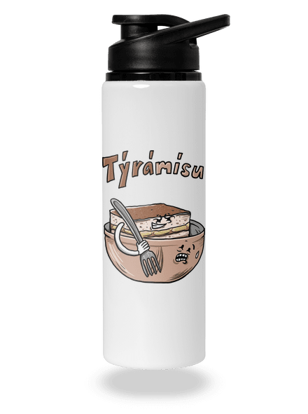 Týrámísu lahev na vodu White