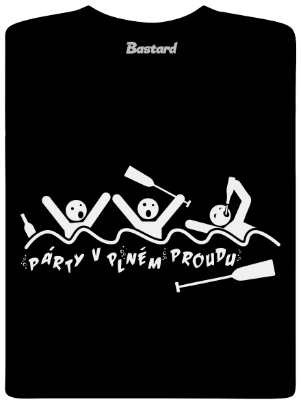 Party v plném proudu pánské tričko Black
