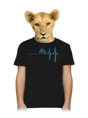 Coffee help dětské tričko Black