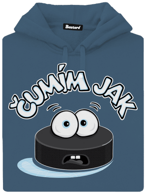 Čumím jak puk dámská mikina klokanka Denim