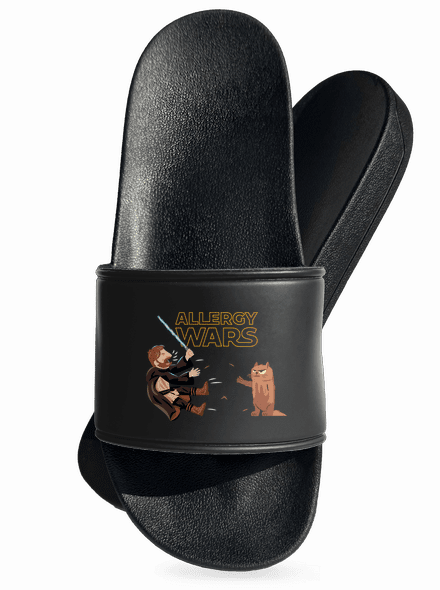 Allergy Wars pantofle Black