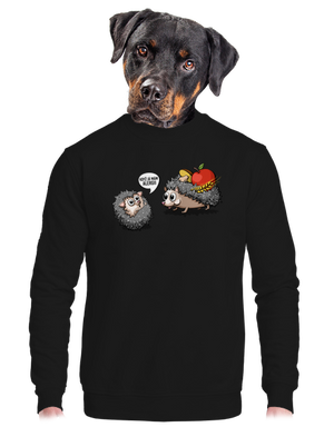 unisex mikina bez kapuce