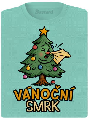 Vánoční smrk dámské sportovní tričko Mint Mal