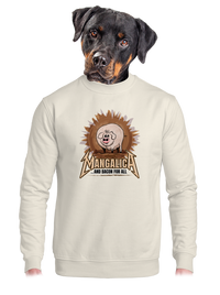 unisex mikina bez kapuce