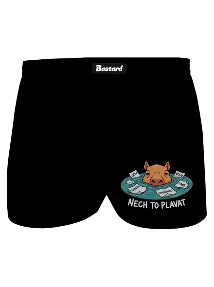 Nech to plavat pánské trenky Black
