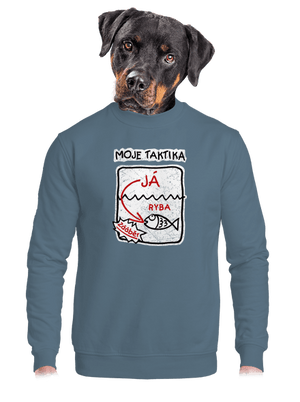 unisex mikina bez kapuce