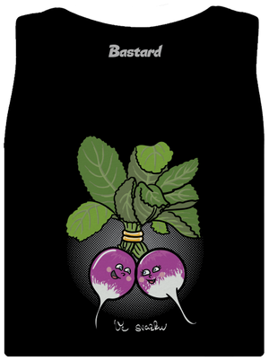 Ředkvičky ve svazku dámské tílko klasické Black