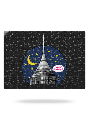 Ještěd puzzle White