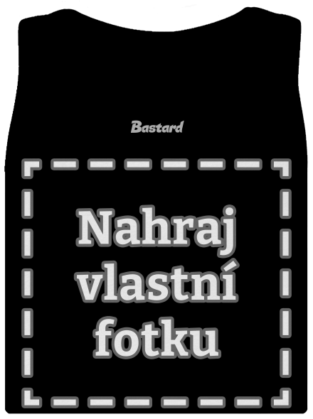 Vlastní potisk dámské tílko klasické Black