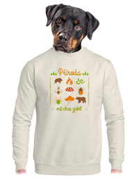 unisex mikina bez kapuce