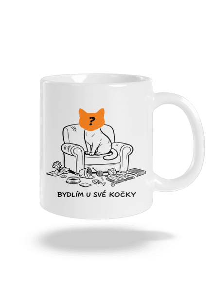 Bydlím u své kočky klasický hrnek White