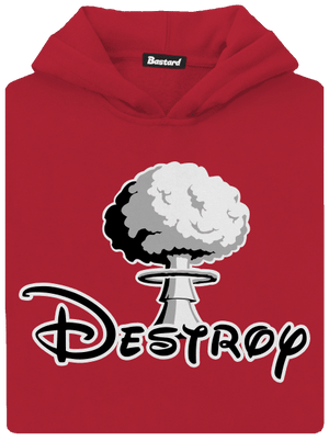 Destroy dětská mikina klokanka Fire Red