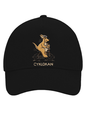 Cyklokan kšiltovka baseballka Black