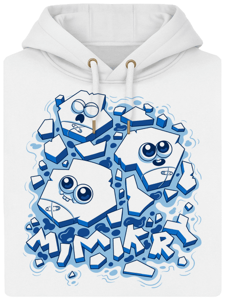 Ledové mimikry unisex mikina premium Snowwhite