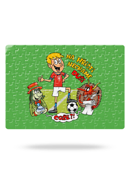 Na hřišti necháme duši puzzle White