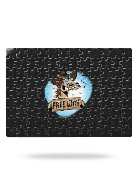 Free kick puzzle White