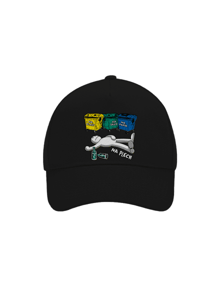 Tříděný odpad kšiltovka baseballka Black