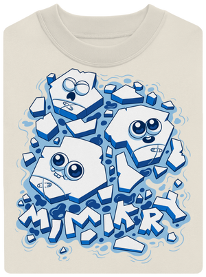 Ledové mimikry unisex mikina bez kapuce Off White