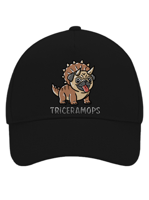 Triceramops kšiltovka baseballka Black