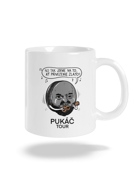 Pukáč tour klasický hrnek White