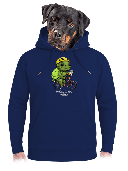 Pohoda, klídek unisex mikina premium Navy