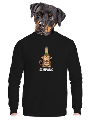 unisex mikina bez kapuce