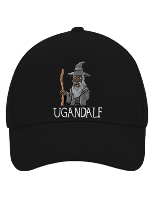 Ugandalf kšiltovka baseballka Black