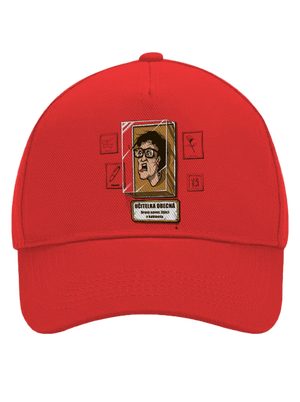 Učitelka obecná kšiltovka baseballka Classic Red