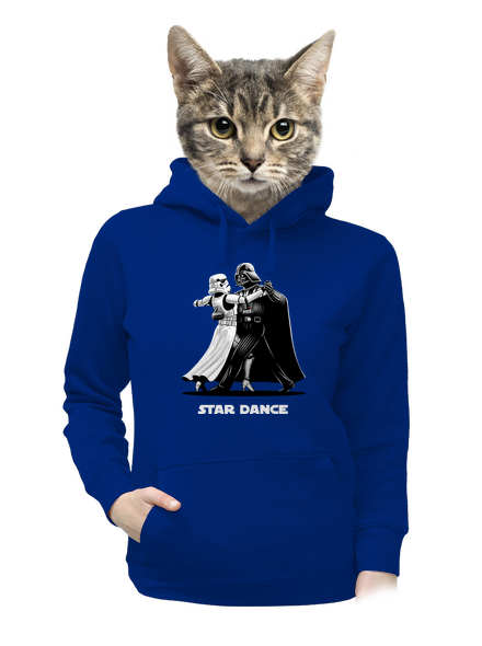 Star dance dámská mikina klokanka Royal Blue Mal