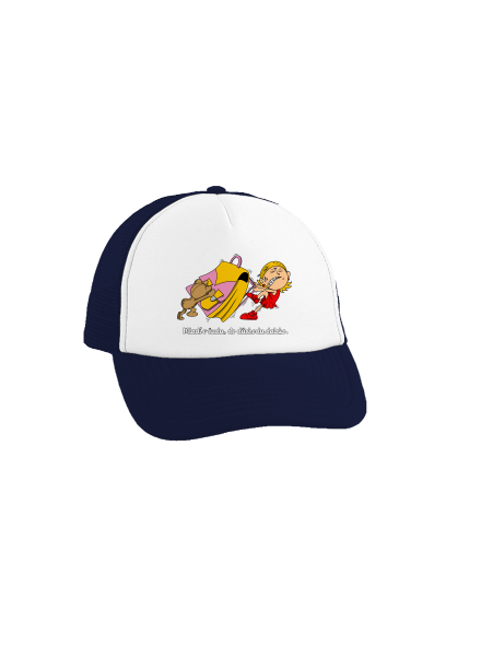 Školačka kšiltovka truckerka French Navy cap