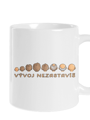 Vývoj nezastavíš klasický hrnek White