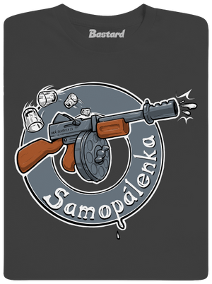 Samopálenka pánské tričko Dark Grey