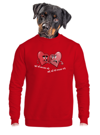 unisex mikina bez kapuce