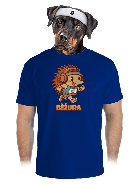 Běžura pánské sportovní tričko Royal Blue Mal