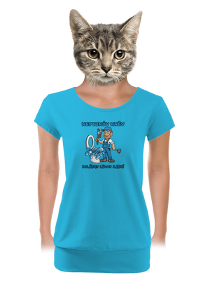 dámské tričko s lemem