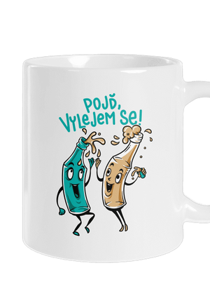 Vylitý klasický hrnek White