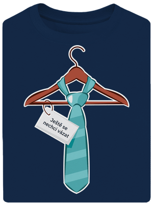 Nechci se vázat unisex tričko oversized Midnight Blue