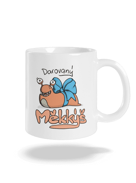 Darovaný měkkýš klasický hrnek White