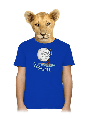 Floorball dětské tričko Royal Blue