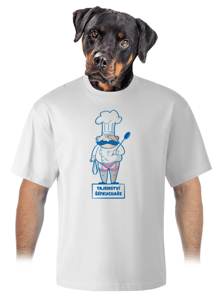 Tajemství šéfkuchaře unisex tričko oversized White