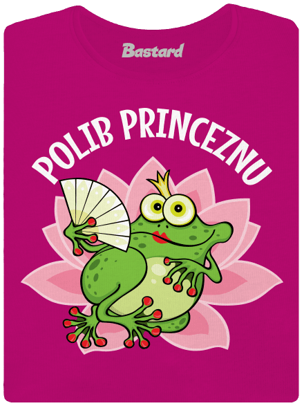 Polib princeznu a prince dámské tričko Fuchsia Red