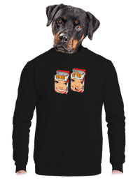 unisex mikina bez kapuce