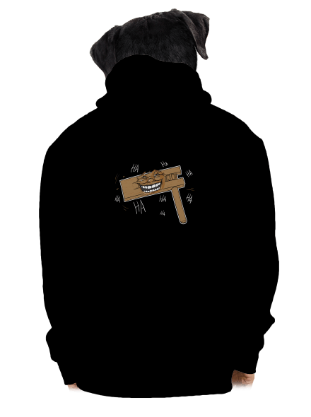Řehtačka pánská mikina na zip Black